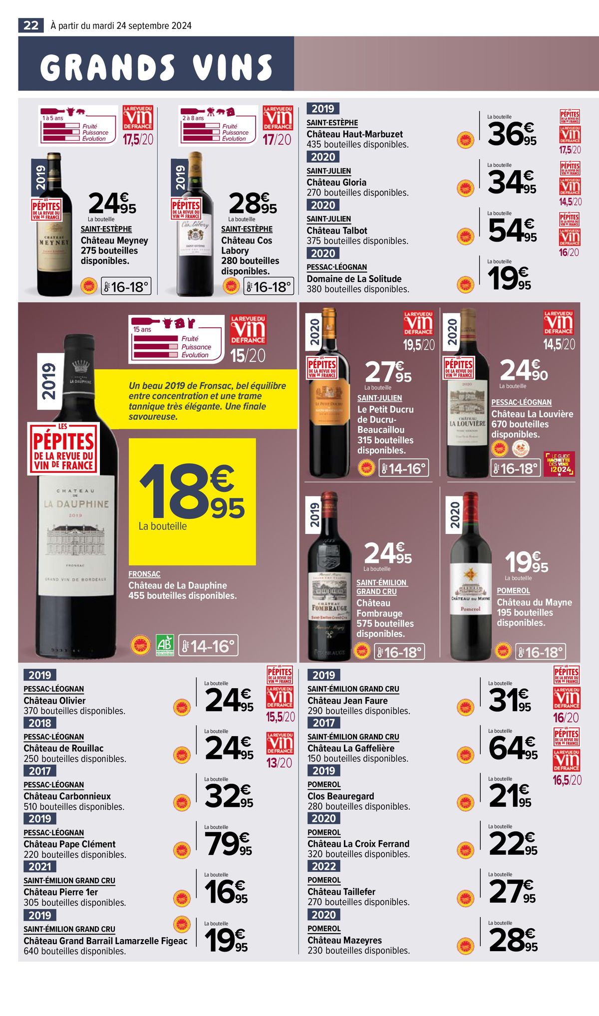 Catalogue FOIRE AUX VINS D'AUTOMNE, page 00024