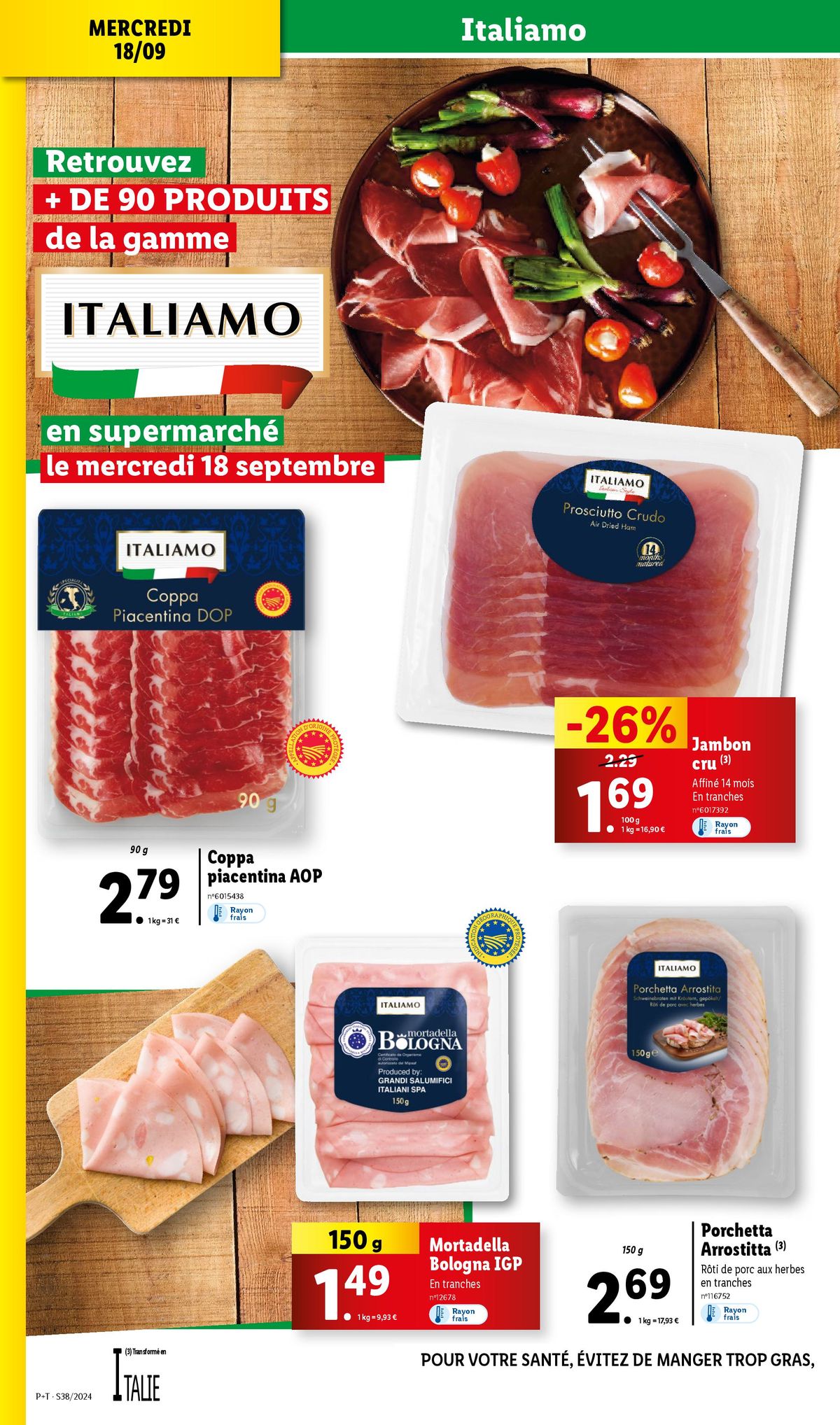 Catalogue Mamma Mia ! Profitez dès maintenant de nos offres sur la gamme Italiamo au meilleur prix !, page 00018