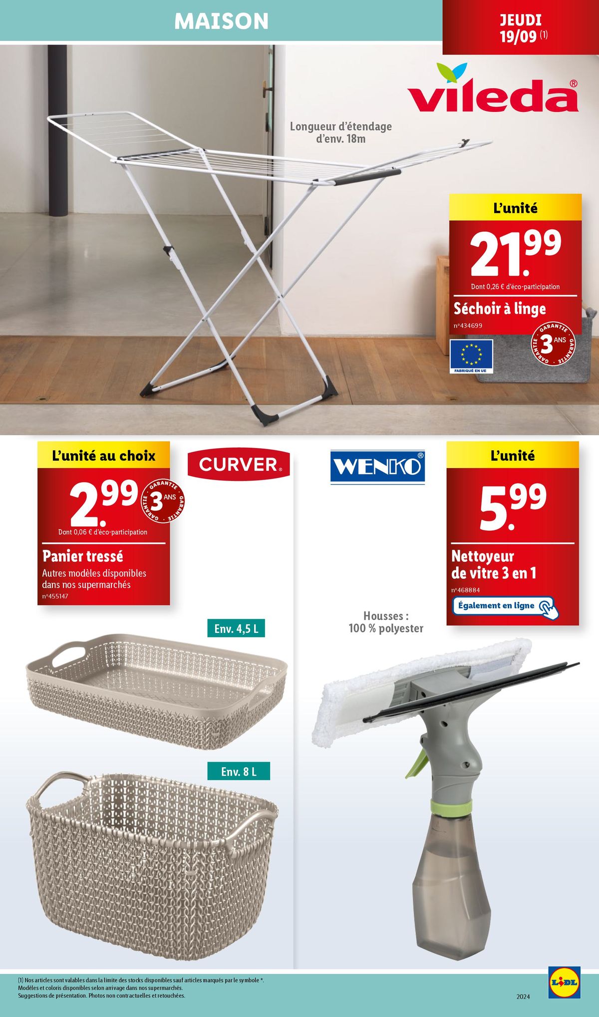 Catalogue Profitez d'un large choix de produits pour votre intérieur cette semaine chez Lidl., page 00025