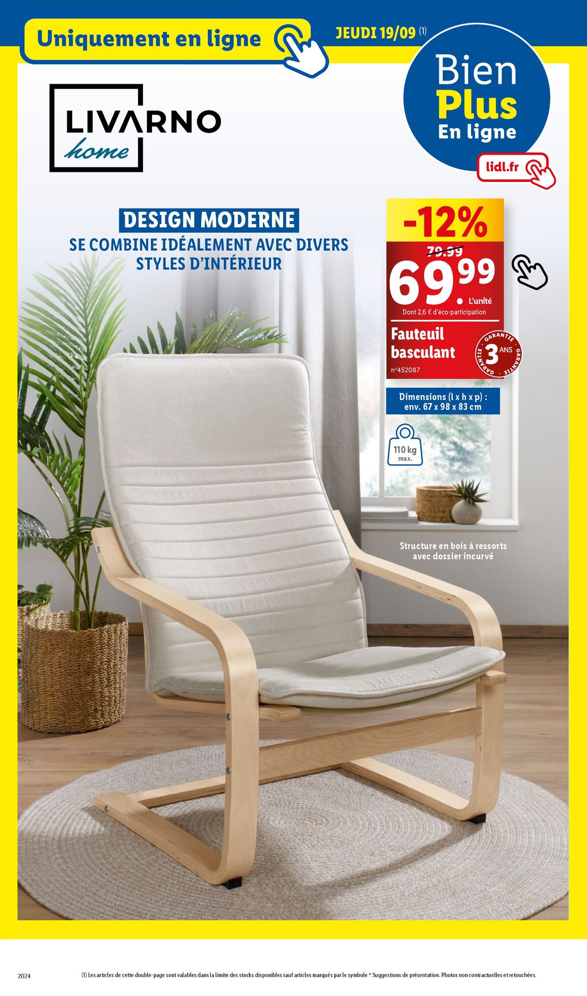 Catalogue Profitez d'un large choix de produits pour votre intérieur cette semaine chez Lidl., page 00036