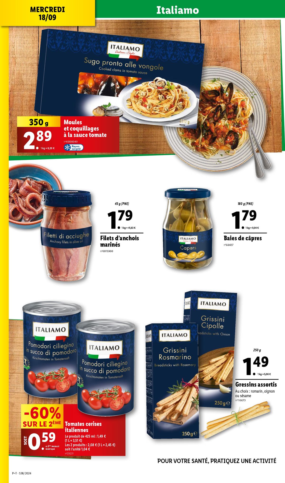 Catalogue Mamma Mia ! Profitez dès maintenant de nos offres sur la gamme Italiamo au meilleur prix !, page 00022