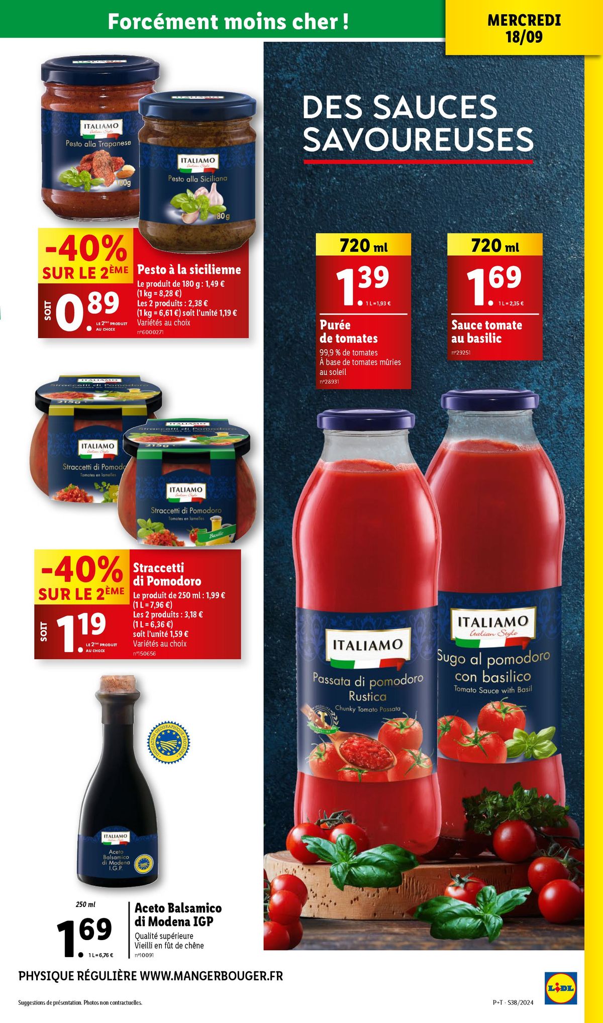 Catalogue Mamma Mia ! Profitez dès maintenant de nos offres sur la gamme Italiamo au meilleur prix !, page 00023