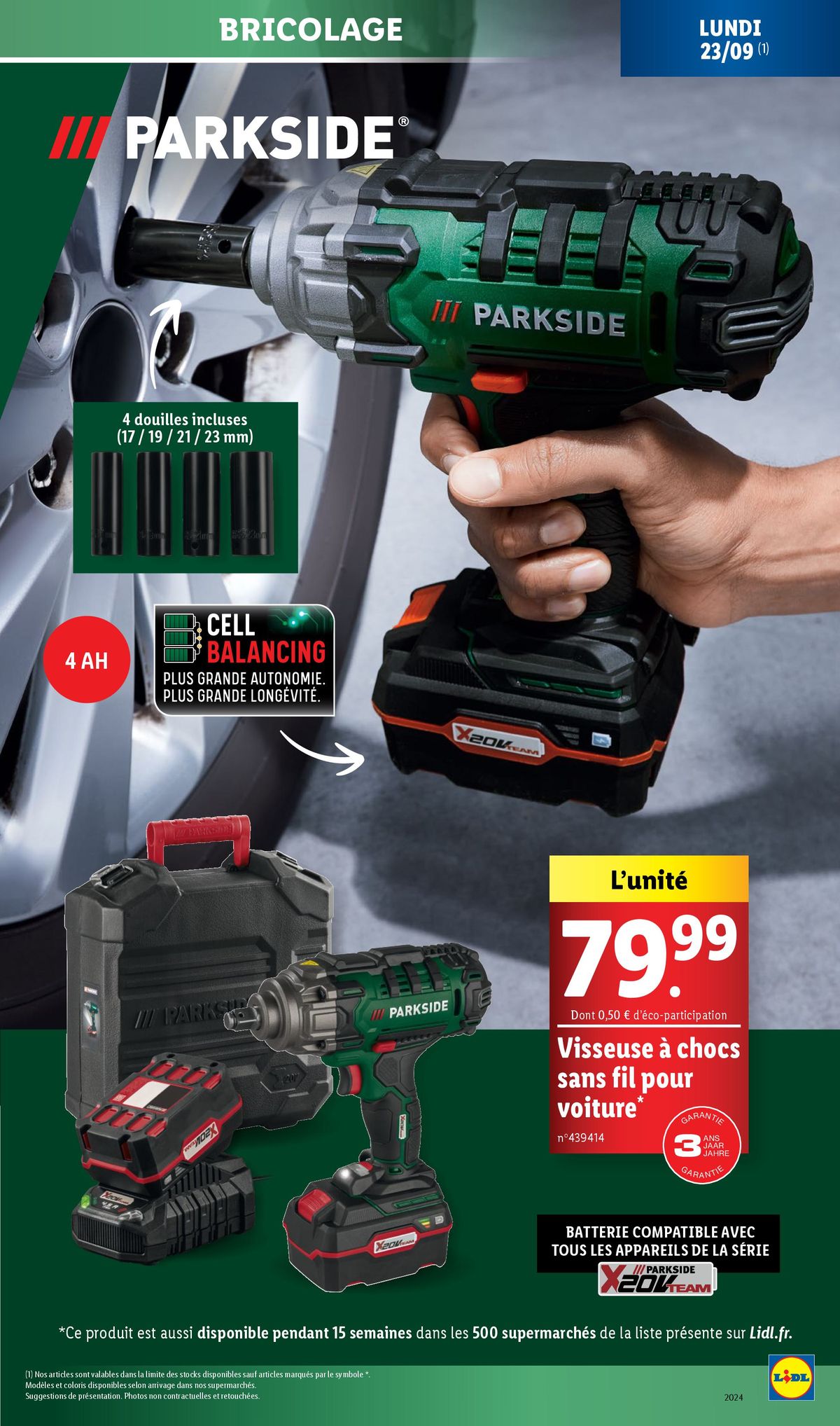 Catalogue Ne manquez pas les incontournables bricolage, automobile et mode cette semaine chez Lidl., page 00023