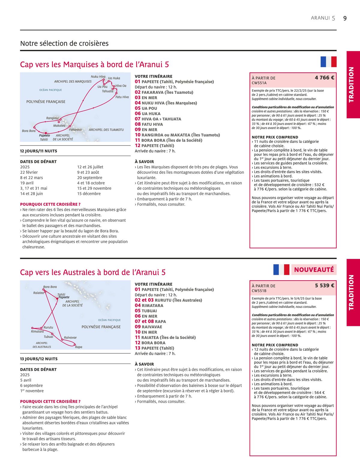 Catalogue Croisières 2025 - 2026, page 00011