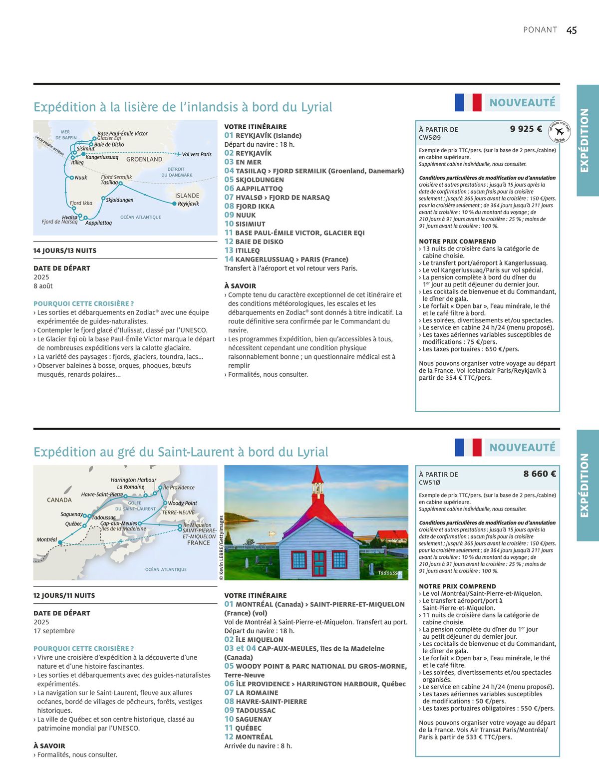 Catalogue Croisières 2025 - 2026, page 00047