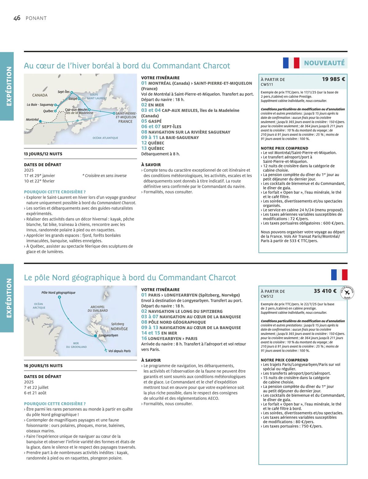 Catalogue Croisières 2025 - 2026, page 00048