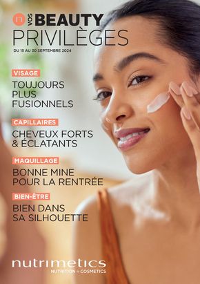 Promos de Beauté à Épernay | Catalogue Nutrimetics sur Nutrimetics | 16/09/2024 - 30/09/2024