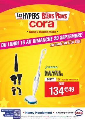 Catalogue Cora à Houdemont | Vu à la télé | 16/09/2024 - 29/09/2024