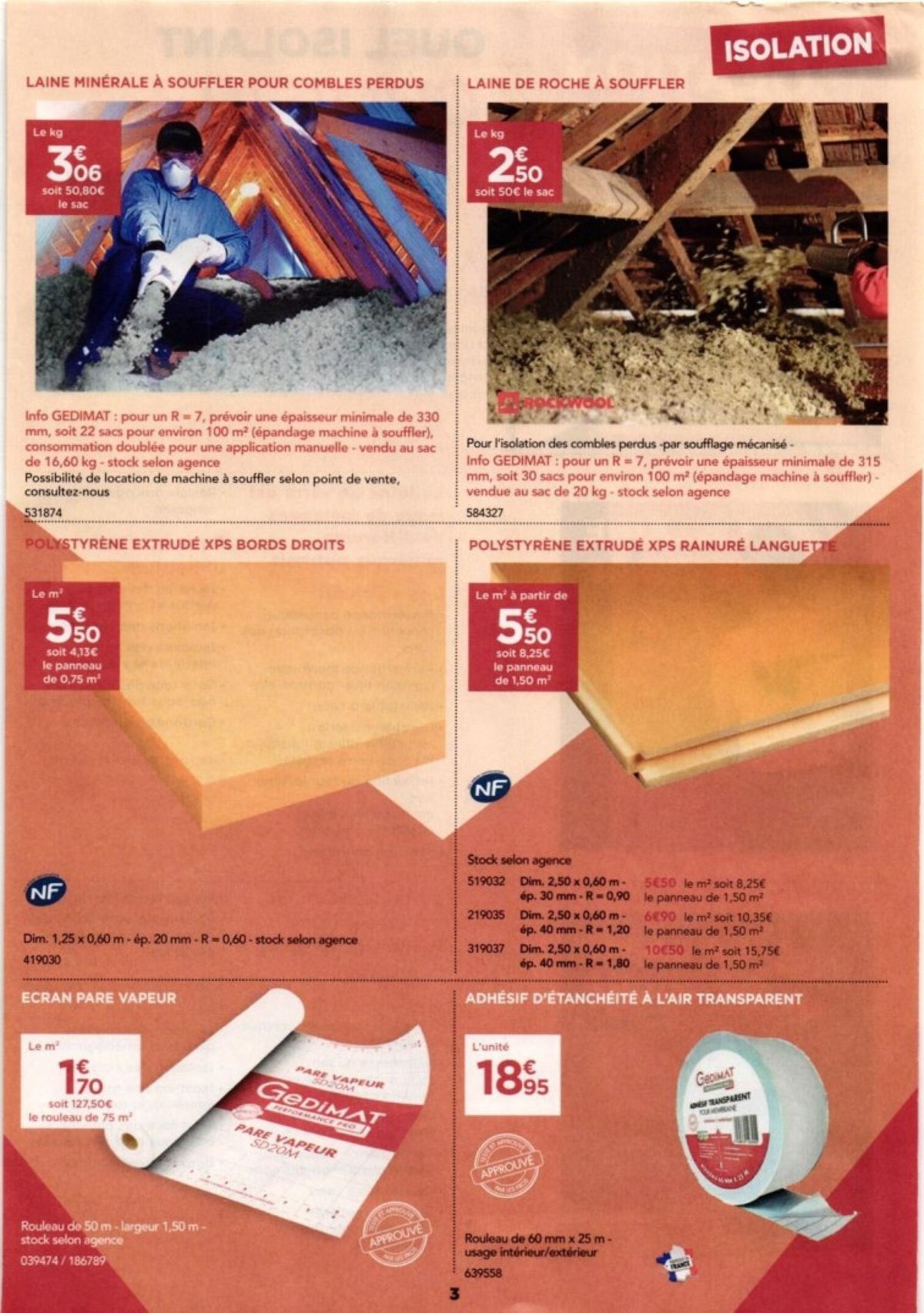 Catalogue Promo special chauffage isolation, page 00003