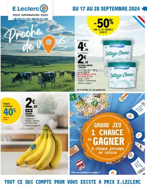 Promos de Supermarchés à Rivière-Salée | 24M138C08LU sur E.Leclerc | 17/09/2024 - 28/09/2024