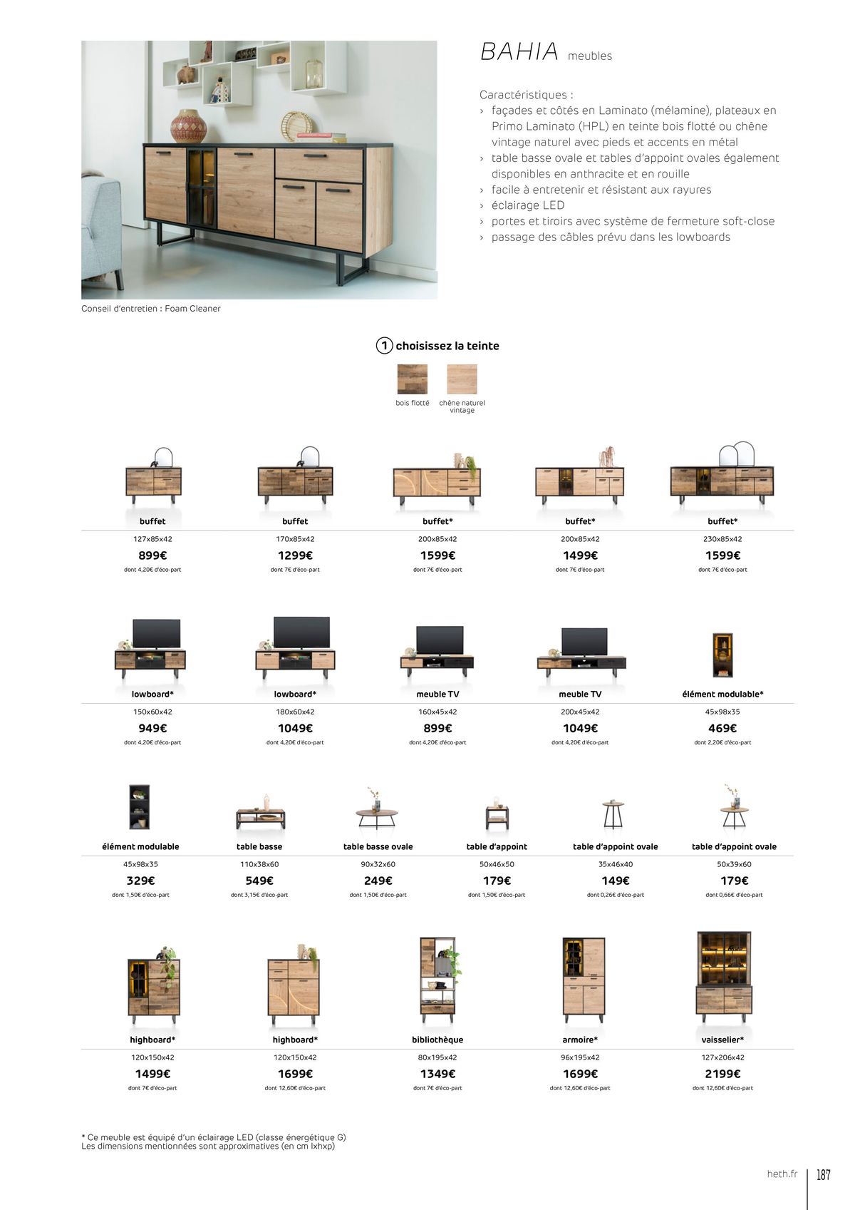 Catalogue GUIDE D’INSPIRATION & D’ART DE VIVRE 2024/2025, page 00187