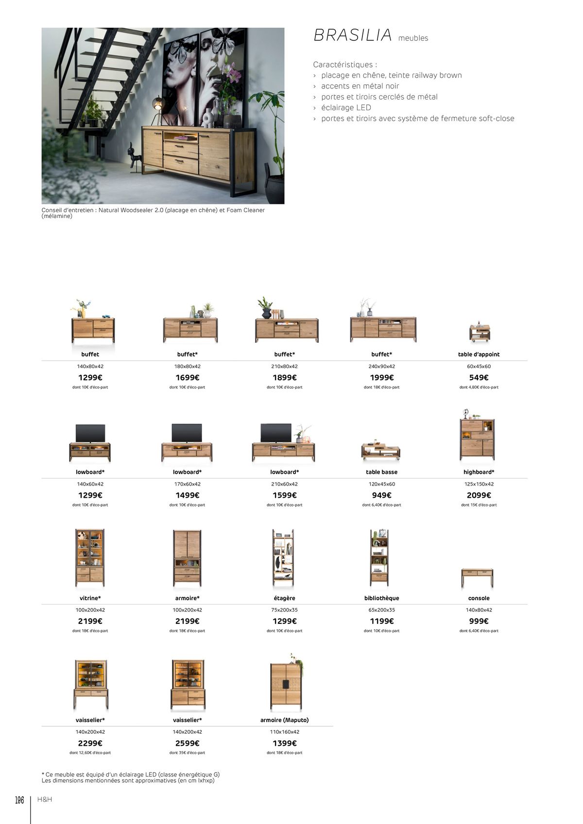 Catalogue GUIDE D’INSPIRATION & D’ART DE VIVRE 2024/2025, page 00196