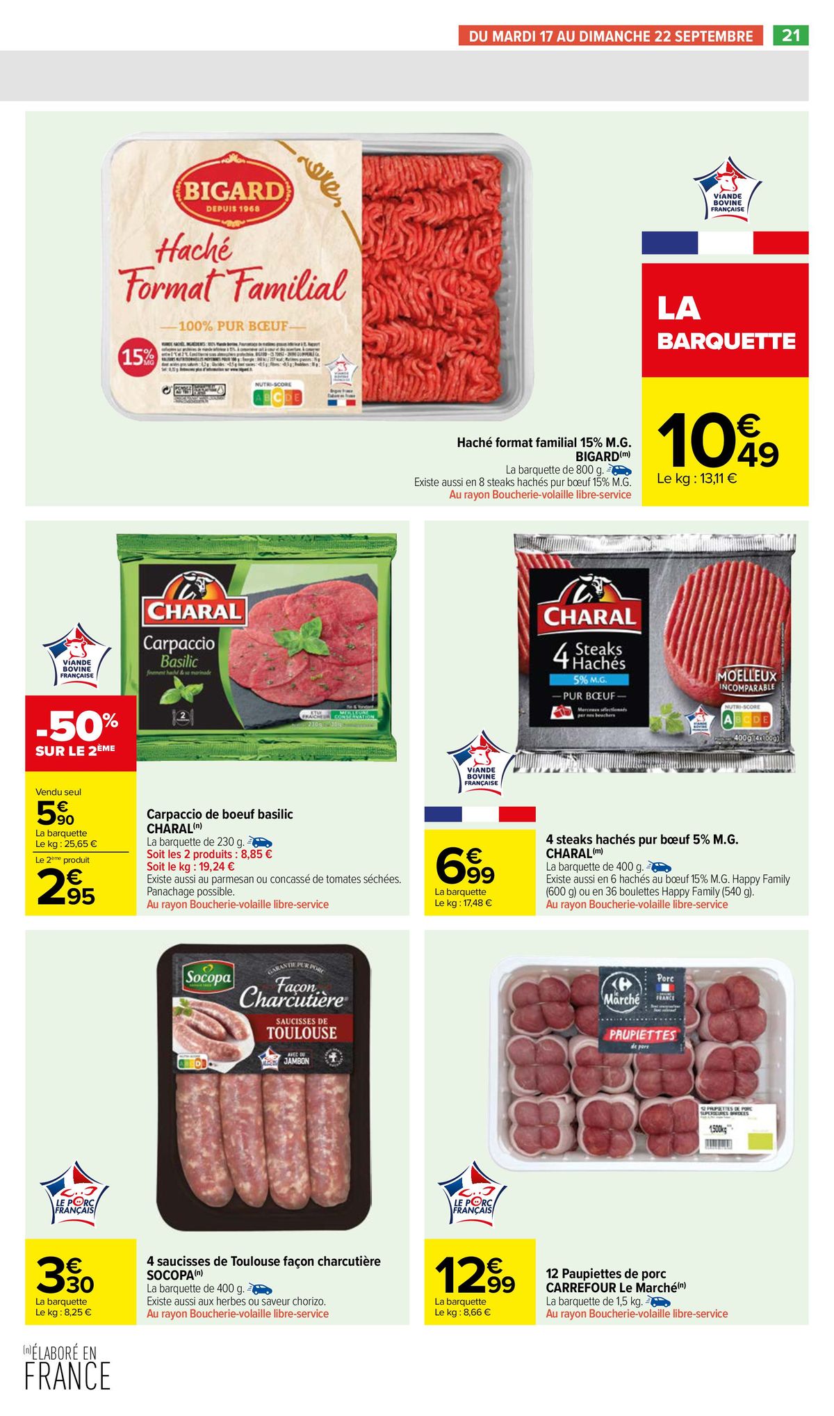 Catalogue 50% D'ÉCONOMIES SUR UNE SÉLECTION DE MARQUES POUR 30€ D’ACHAT, page 00023