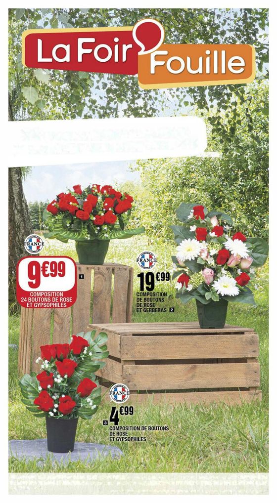 Catalogue La Foir'Fouille à Bourges | Notre sélection de bouquets | 16/09/2024 - 31/10/2024