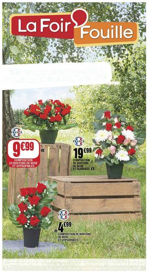 Promos de Bazar et Déstockage à Marcq-en-Barœul | Notre sélection de bouquets sur La Foir'Fouille | 16/09/2024 - 31/10/2024