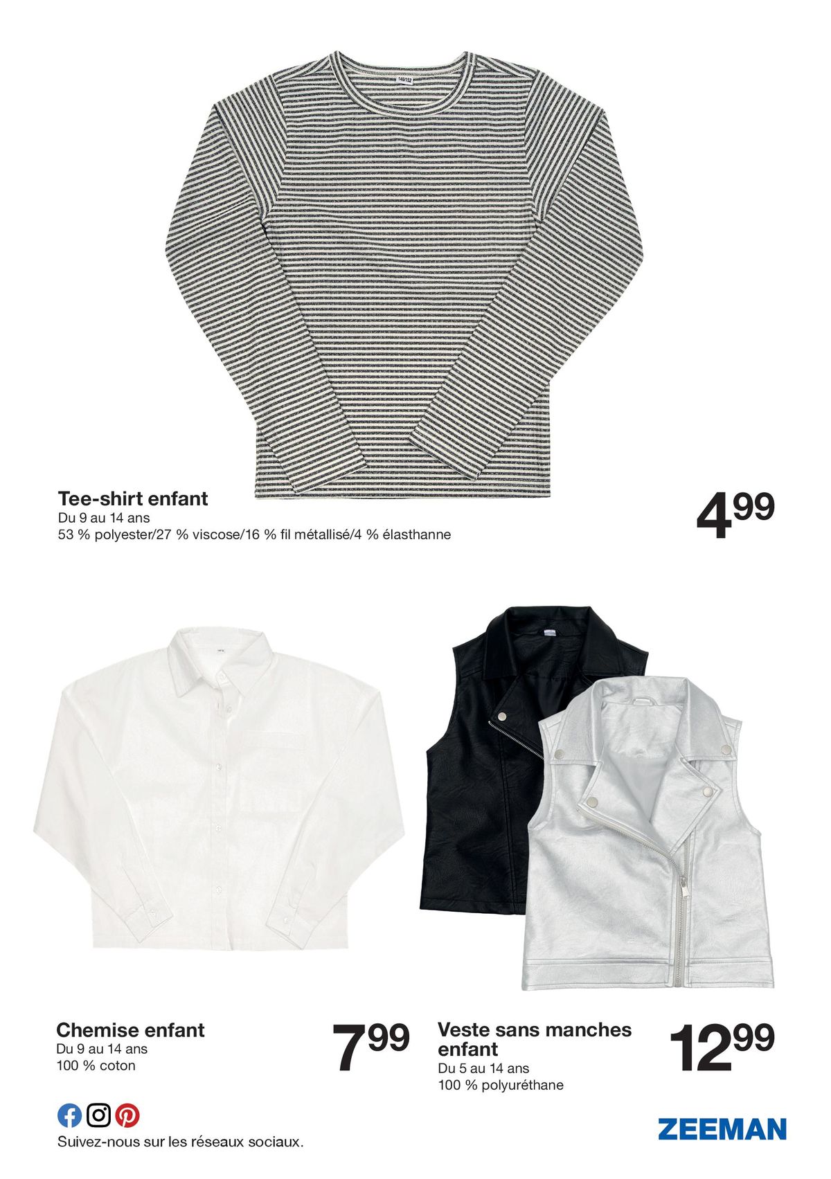 Catalogue Cette semaine : des vêtements et sous-vêtements au prix le plus bas possible, comme toujours, page 00009