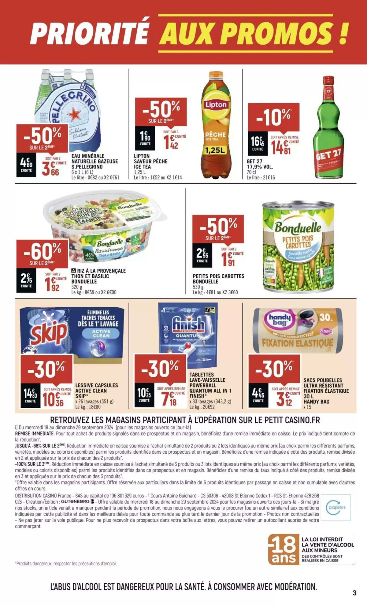 Catalogue Priorité aux promos !, page 00003