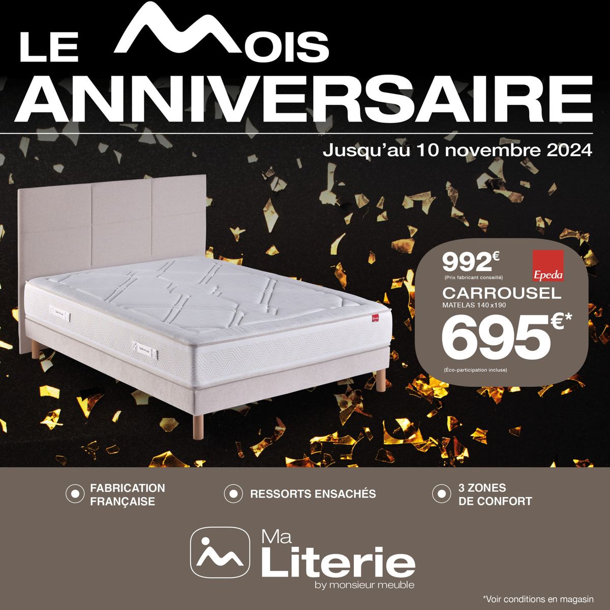 Catalogue C’est le Mois Anniversaire chez Ma Literie by Monsieur Meuble !, page 00001