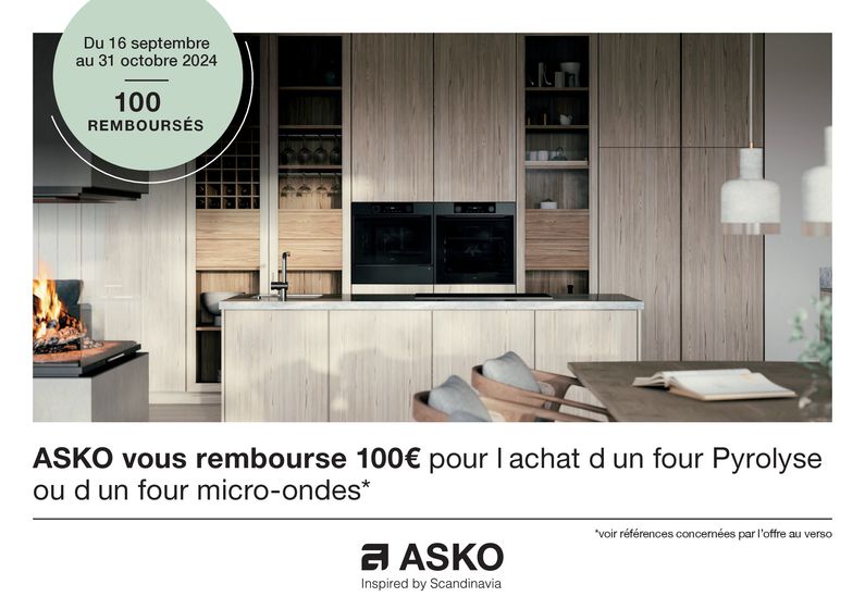 Catalogue Boulanger à Saint-Malo | OFFRE Asko : 100€ remboursés ! | 16/09/2024 - 31/10/2024