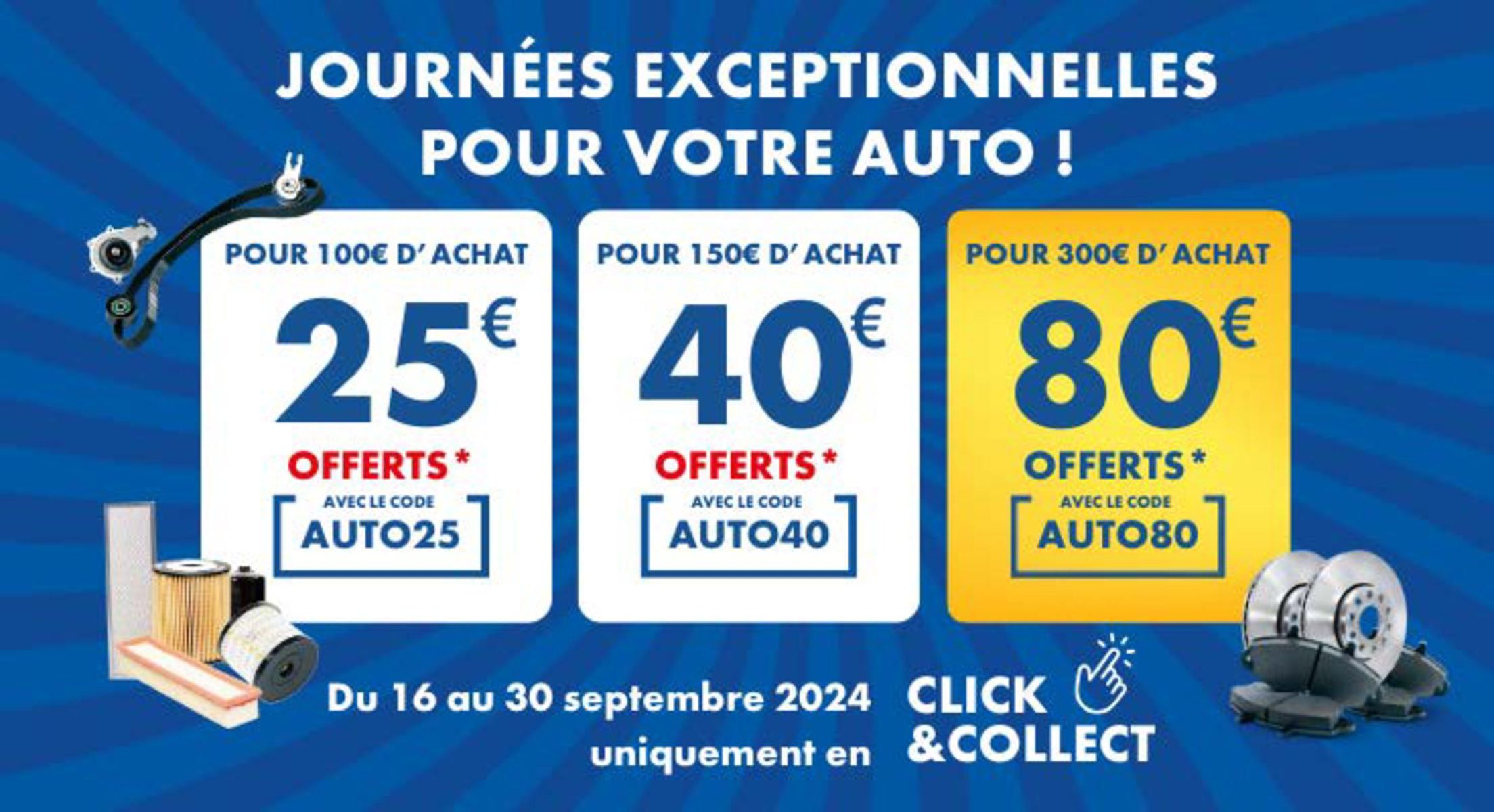 Catalogue JOURNÉES EXCEPTIONNELLES POUR VOTRE AUTO, page 00001