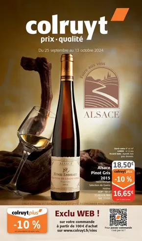 Catalogue Colruyt à Avillers-Sainte-Croix | Foire aux vins | 29/09/2024 - 13/10/2024