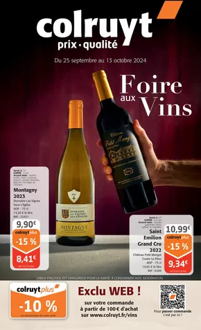 Catalogue Colruyt à Samson | Foire aux vins | 25/09/2024 - 13/10/2024