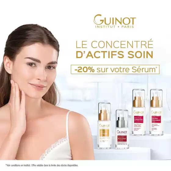 Catalogue Guinot à Saint-Chély-d'Apcher | Le concentré d'actifs Soin | 16/09/2024 - 30/09/2024