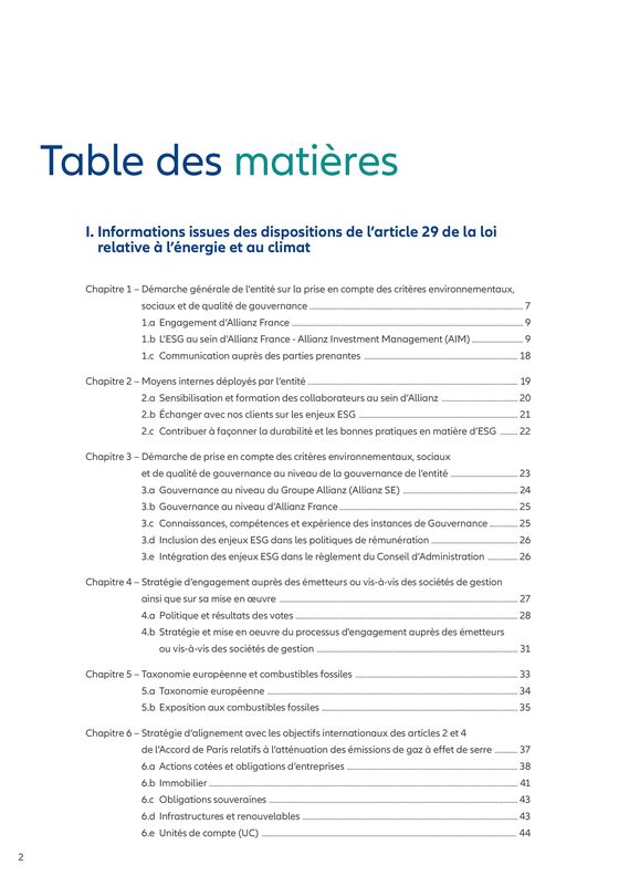 Catalogue Allianz à Montluçon | Rapport Investissement Durable 2024 | 16/09/2024 - 31/12/2024