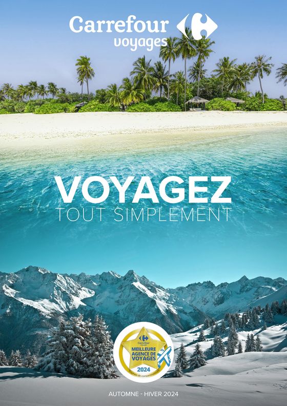 Catalogue Carrefour Express à Saintes | VOYAGEZ TOUT SIMPLEMENT | 17/09/2024 - 15/12/2024