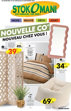 Promos de Bazar et Déstockage à Nœux-les-Mines | NOUVE LLE CO* NOUVEAU CHE Z VOUS ! sur Stokomani | 17/09/2024 - 29/09/2024