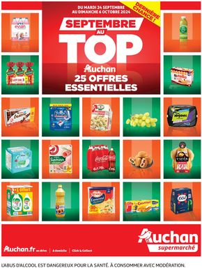 Catalogue Auchan Supermarché à Spicheren | Septembre au top, c'est pas fini ! | 24/09/2024 - 06/10/2024