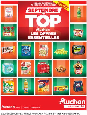 Catalogue Auchan Supermarché à Paris | Septembre au top, c'est pas fini ! | 24/09/2024 - 06/10/2024