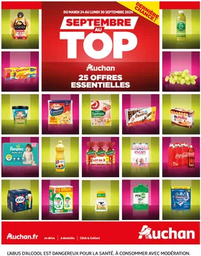 Catalogue Auchan Hypermarché à Domprix | Septembre au top, dernière chance ! | 24/09/2024 - 30/09/2024