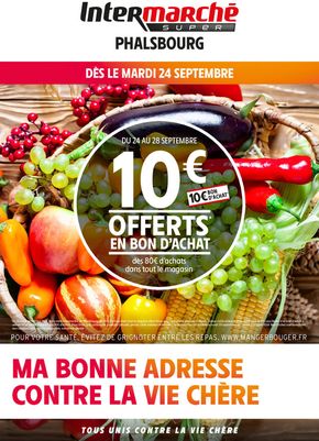 Catalogue Intermarché | PROS LOCAL - PDV - 02105 - PHALSBOURG | 24/09/2024 - 28/09/2024