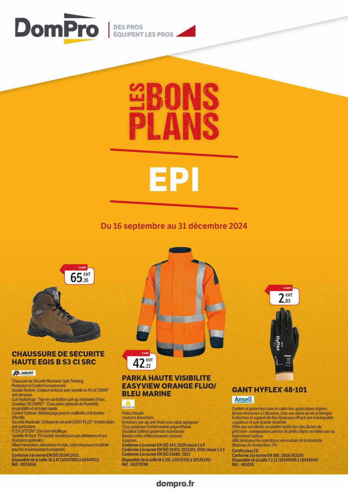 Catalogue Bons plans EPI, page 00001