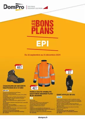 Catalogue DomPro | Bons plans EPI | 17/09/2024 - 31/12/2024