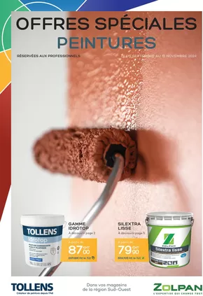 Promos de Bricolage à Gleizé | Offres spéciales Peintures sur Tollens | 17/09/2024 - 15/11/2024