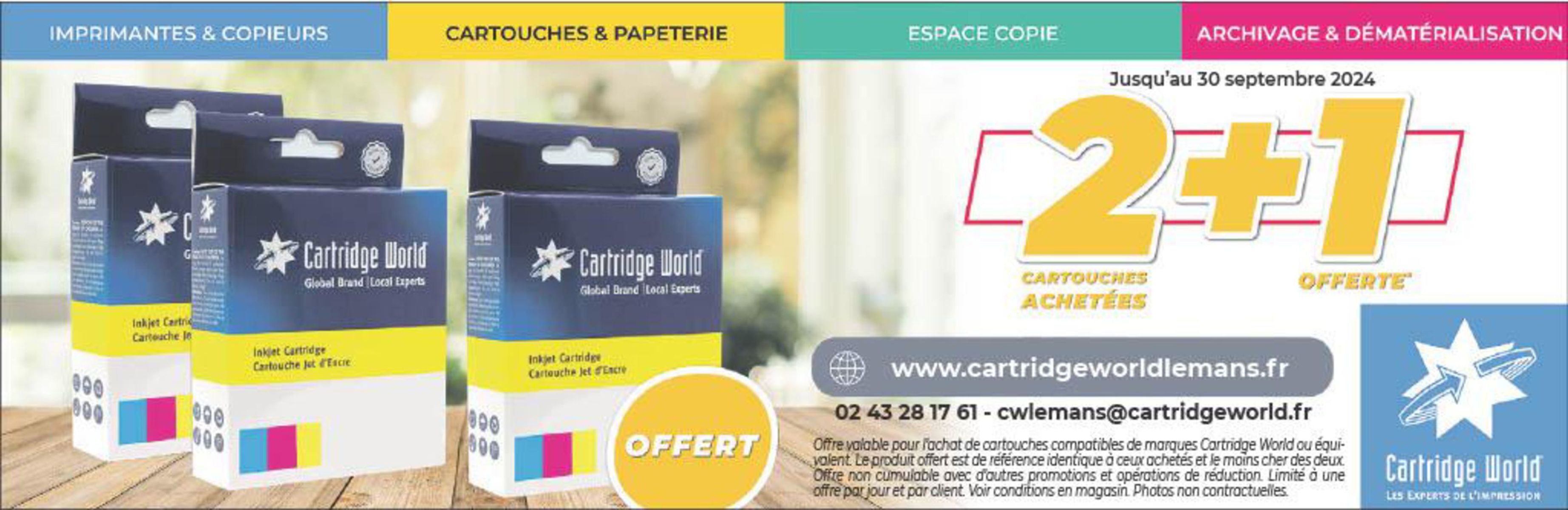 Catalogue Pour la rentrée pour 2 cartouches achetées la troisième offerte !, page 00001