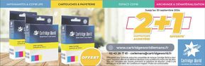 Promos de La rentrée à Saint-Jean-d'Angély | Pour la rentrée pour 2 cartouches achetées la troisième offerte ! sur Cartridge World | 17/09/2024 - 30/09/2024