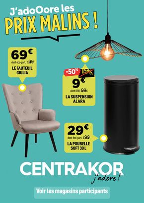 Promos de Meubles et Décoration à Saint-Hilaire-de-Riez | LES INCONTOURNABLES sur Centrakor | 18/09/2024 - 29/09/2024