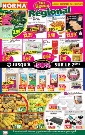 Promos de Discount Alimentaire à Didenheim | Cuisine et textile sur Norma | 25/09/2024 - 01/10/2024