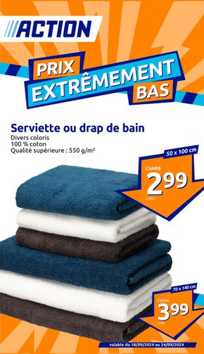 Promos de Meubles et Décoration à Romainville | Prix extrêmement bas sur Action | 18/09/2024 - 24/09/2024