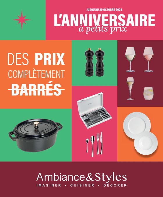 Catalogue Ambiance & Styles à Blois | L´ANNIVERSAIRE à petits prix | 19/09/2024 - 20/10/2024