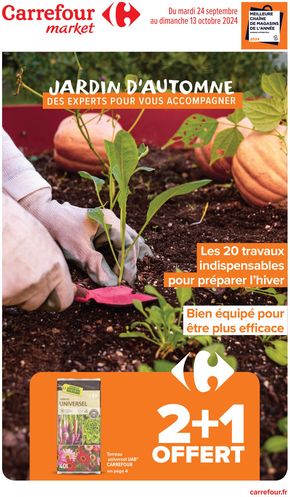 Catalogue Carrefour Market à Tours | BRICO & JARDIN AUTOMNE | 24/09/2024 - 13/10/2024