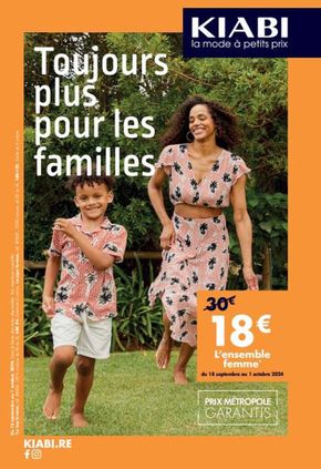 Promos de Mode à Agde | Toujours plus pour les familles  sur Kiabi | 19/09/2024 - 12/10/2024