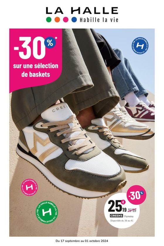 -30 % sur une sélection de baskets
