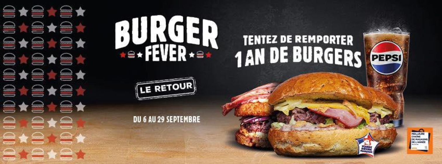 Catalogue La Boucherie à Janvry (Marne) | Burger Fever | 19/09/2024 - 29/09/2024