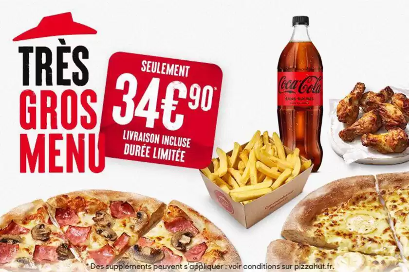 Catalogue Pizza Hut à Sainte-Geneviève-des-Bois (Essonne) | Nos Offres  | 19/09/2024 - 31/01/2025