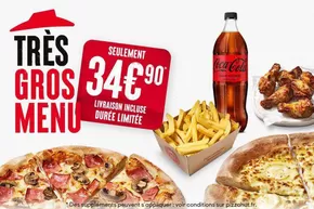 Promos de Restaurants à Villebon-sur-Yvette | Nos Offres  sur Pizza Hut | 19/09/2024 - 31/01/2025