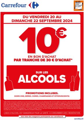 Catalogue Carrefour City à Figeac | 10€ EN BON D’ACHAT POUR 30€ D’ACHAT SUR LES ALCOOLS | 20/09/2024 - 22/09/2024